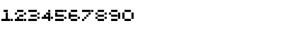 Download Pixelicious Regular Font Numeric Preview