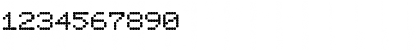 Download PixelScreen Normal Font Numeric Preview