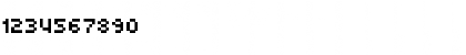 Download Pixelyn Medium Font Numeric Preview