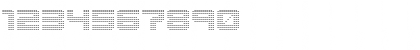 Download pizzo Light Font Numeric Preview