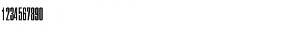 Download Plakette-Light Regular Font Numeric Preview
