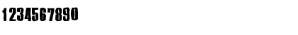 Download PlaketteAntique-Xbold Regular Font Numeric Preview
