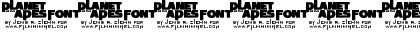 Download Planet of the Apes Regular Font Numeric Preview