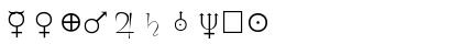 Download Planets Regular Font Numeric Preview