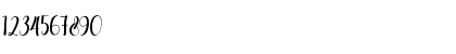 Download Cerilleta Regular Font Numeric Preview