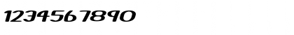 Download Certainly Italic Font Numeric Preview