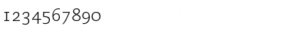 Download Caecilia LightOsF Regular Font Numeric Preview