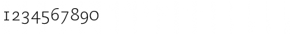 Download Caecilia LightSC Regular Font Numeric Preview