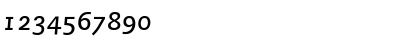 Download Caecilia LightSC Bold Italic Font Numeric Preview