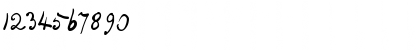 Download PoeNevermore Regular Font Numeric Preview