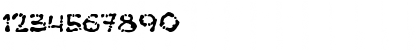 Download Poft Sarade Regular Font Numeric Preview