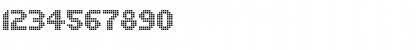 Download Pointille ICG Regular Font Numeric Preview