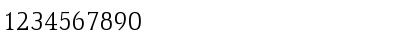 Download Pollock-Light Regular Font Numeric Preview