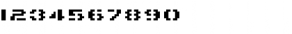 Download PonyBold Regular Font Numeric Preview
