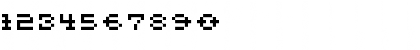 Download PonyWood Regular Regular Font Numeric Preview