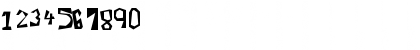 Download poo Regular Font Numeric Preview