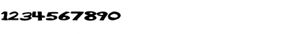 Download Popping Popcorn Regular Font Numeric Preview