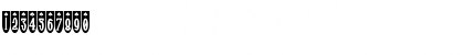 Download Populuxe Spade  Font Numeric Preview