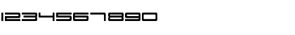Download PorschaC Regular Font Numeric Preview