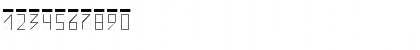 Download PostIndexLight Regular Font Numeric Preview