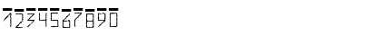 Download PostIndexRough Regular Font Numeric Preview