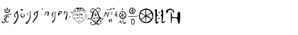 Download PotterStamps Regular Font Numeric Preview