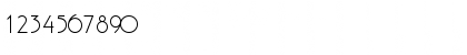 Download PoufSSK Regular Font Numeric Preview