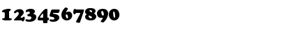 Download Poverty 1 Regular Font Numeric Preview