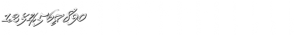 Download PR8 Shadow Cat Regular Font Numeric Preview