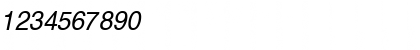 Download ContextSSK Italic Font Numeric Preview