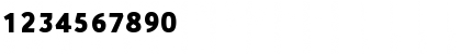 Download PreciousSansUltraBlack Regular Font Numeric Preview