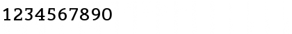 Download PreciousSerifDemiBold Regular Font Numeric Preview