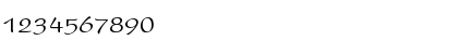 Download PresentScript Regular Font Numeric Preview