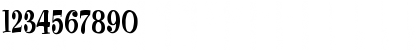 Download Pretty Baby Regular Font Numeric Preview