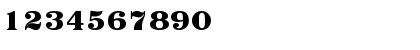Download Priamos-Heavy Regular Font Numeric Preview