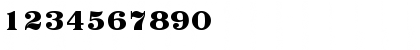 Download PriamosSerial-Heavy Regular Font Numeric Preview
