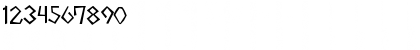 Download Primeval Regular Font Numeric Preview
