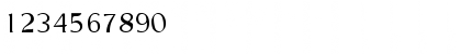 Download Priscilla Regular Font Numeric Preview