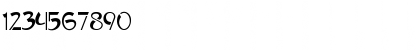 Download Contype Plain Regular Font Numeric Preview