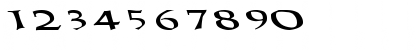 Download Pro Regular Font Numeric Preview