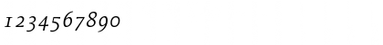 Download Proforma BookItalic Font Numeric Preview