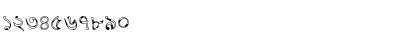 Download Progoty Cow Regular Font Numeric Preview