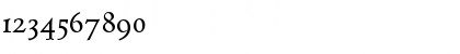 Download Prospero OldstyleSemiBold Font Numeric Preview