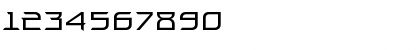 Download ProunX Normal Font Numeric Preview