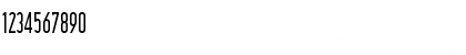 Download Prozak Light Font Numeric Preview