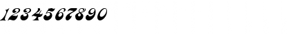 Download AstronC Regular Font Numeric Preview