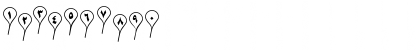 Download PT Separated Baloon Regular Font Numeric Preview