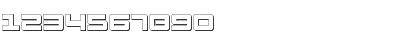 Download Pulse Rifle 3D Regular Font Numeric Preview
