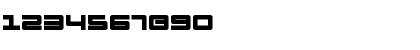 Download Pulse Rifle Regular Font Numeric Preview