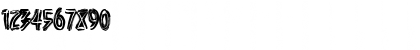 Download Punk Regular Font Numeric Preview